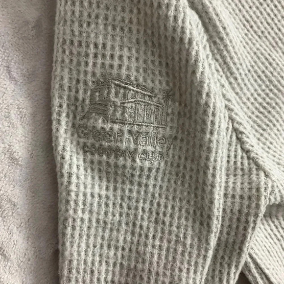 Straight Down Grey Cowl Neck Long Sleeve Waffle‎ Knit Sweater Small - Picture 5 of 9